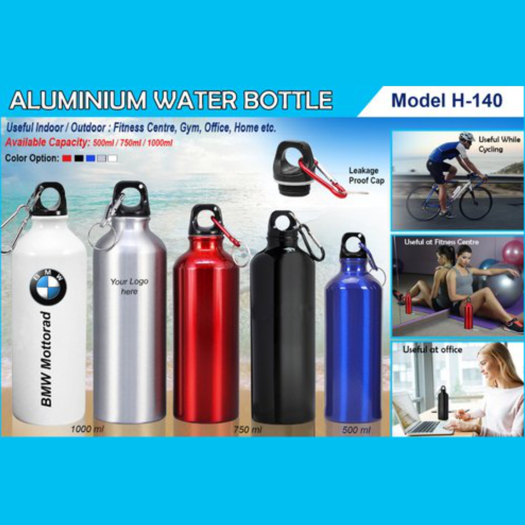 Aluminium Water Bottle 140